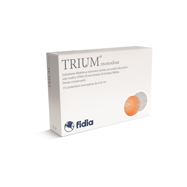 TRIUM MONODOSE GTT OCUL 15FL