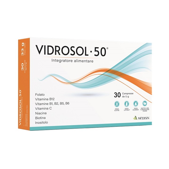 VIDROSOL 50 30CPR