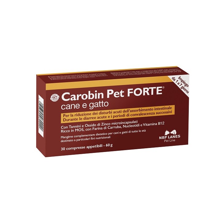 CAROBIN PET FORTE 30CPR