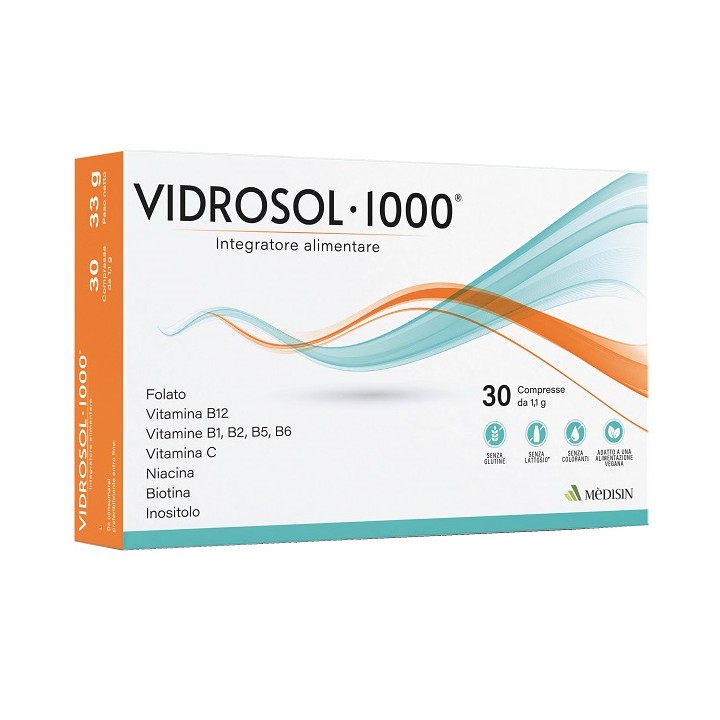 VIDROSOL 1000 30CPR